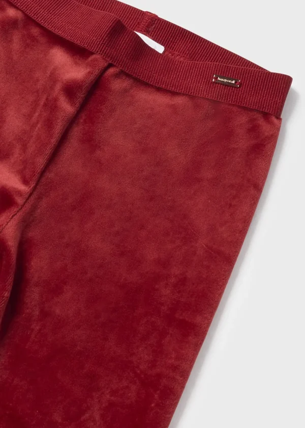 Mayoral Leggings veludo bebé