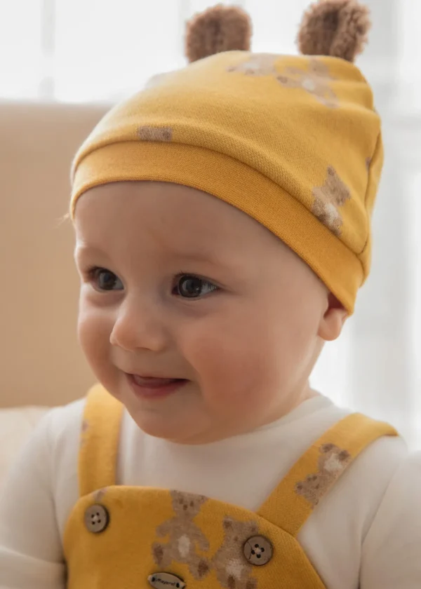 Mayoral Macacão com gorro orelhas recém nascido