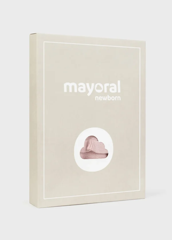 Mayoral Macacão tricot flor recém nascido