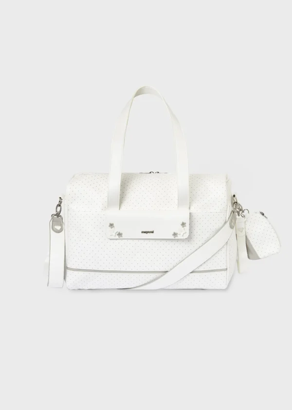 Mayoral Mala maternidade bolinhas com porta chupeta bebé