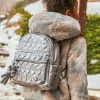 Mayoral Mochila acolchoada metalizada menina