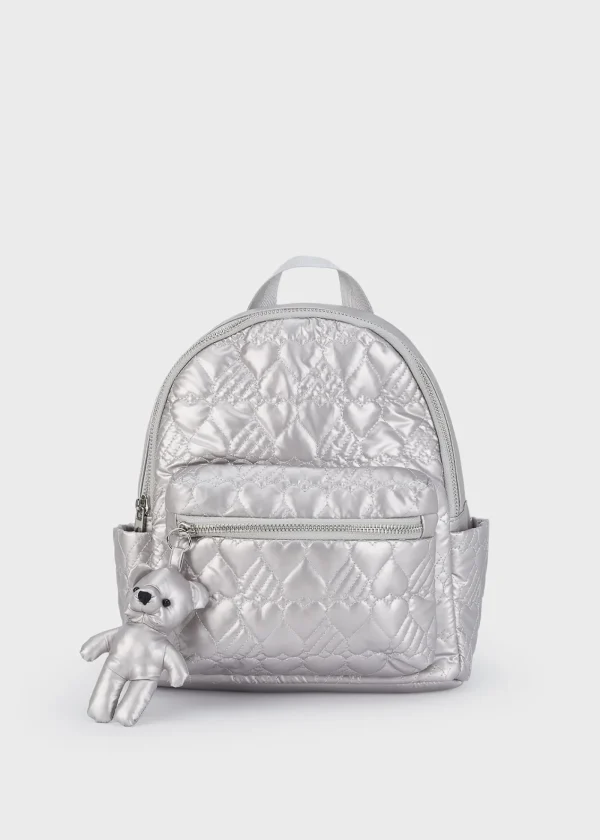 Mayoral Mochila acolchoada metalizada menina