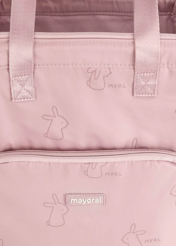 Mayoral Mochila com muda fraldas microfibra bebé