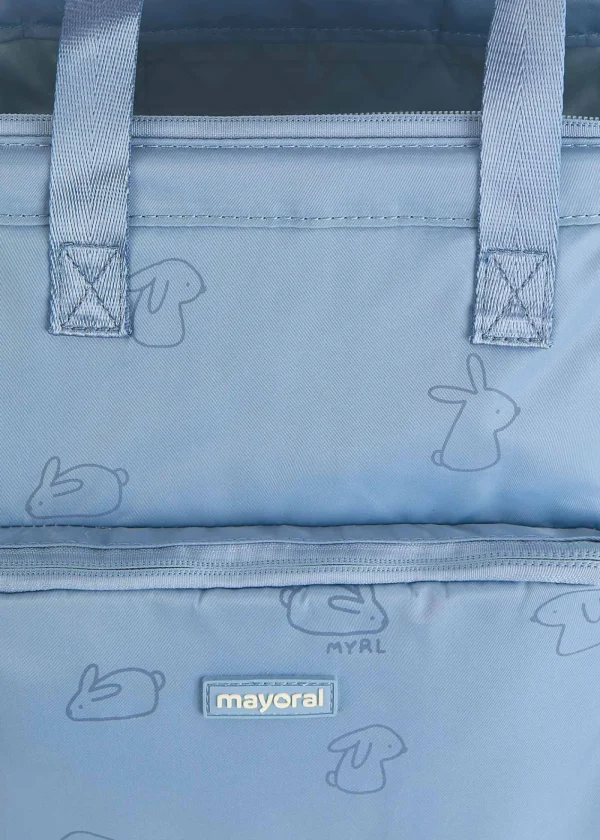 Mayoral Mochila com muda fraldas microfibra bebé