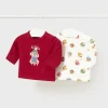 Mayoral Pack 2 camisolas estampadas recém nascido