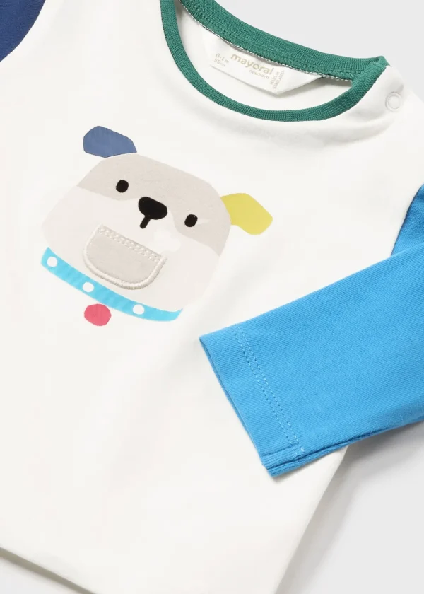 Mayoral Pack 2 camisolas estampadas recém nascido