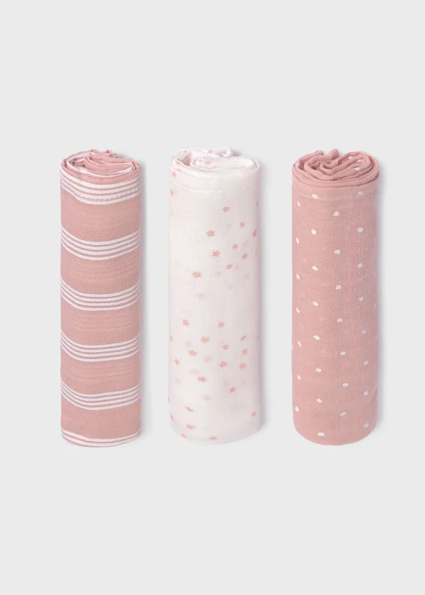 Mayoral Pack 3 gasas Better Cotton bebé