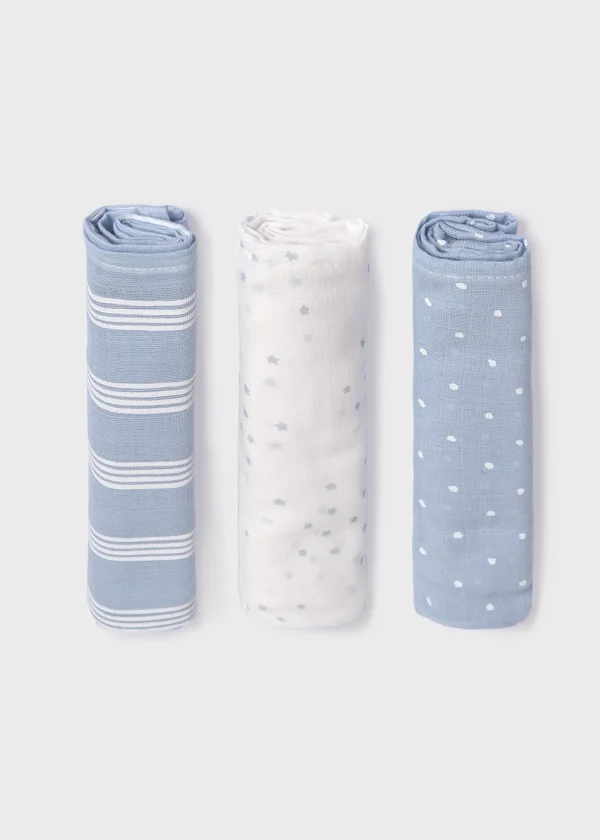 Mayoral Pack 3 gasas Better Cotton bebé