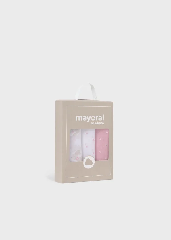 Mayoral Pack 3 gasas Better Cotton bebé