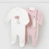 Mayoral Pack 2 pijamas aveludados recém nascido