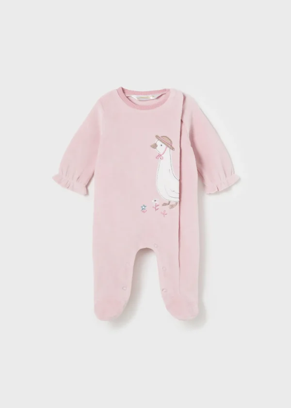 Mayoral Pack 2 pijamas aveludados recém nascido