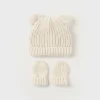 Mayoral Pack gorro e luvas tricot recém nascido