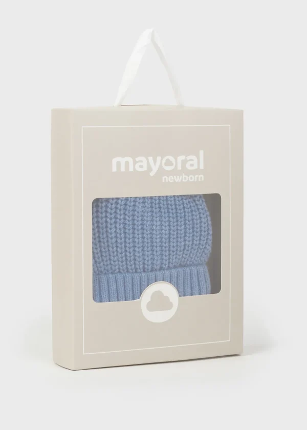 Mayoral Pack gorro e luvas tricot recém nascido