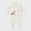 Mayoral Pijama aveludado recém nascido