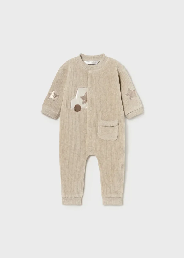 Mayoral Pijama aveludado recém nascido