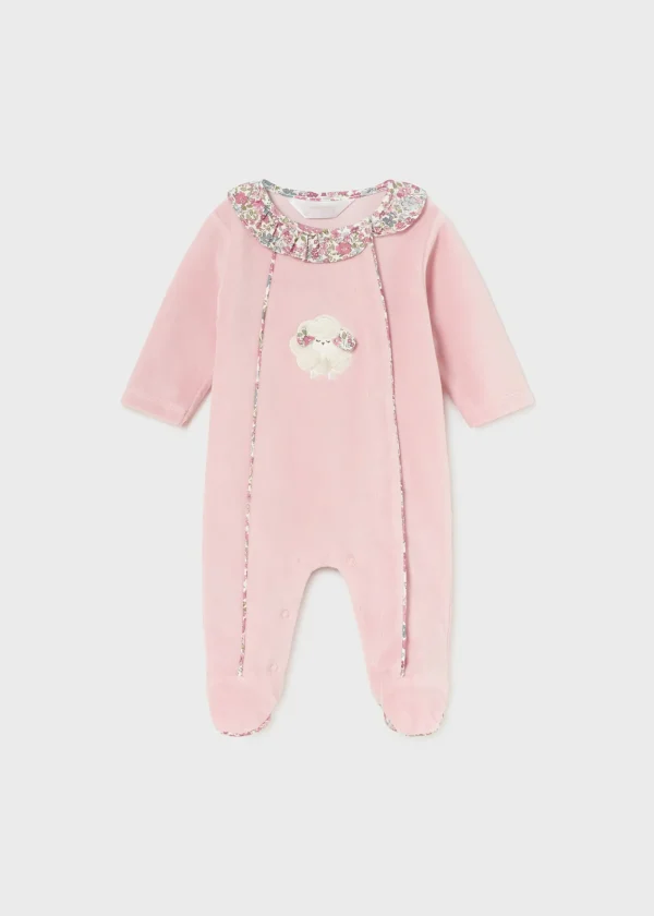 Mayoral Pijama aveludado recém nascido