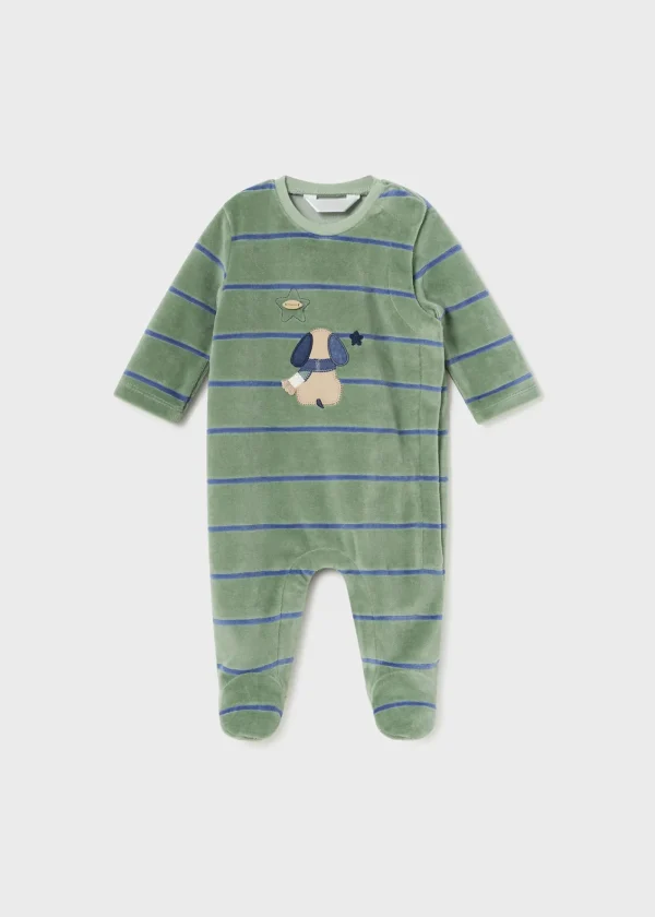 Mayoral Pijama aveludado recém nascido