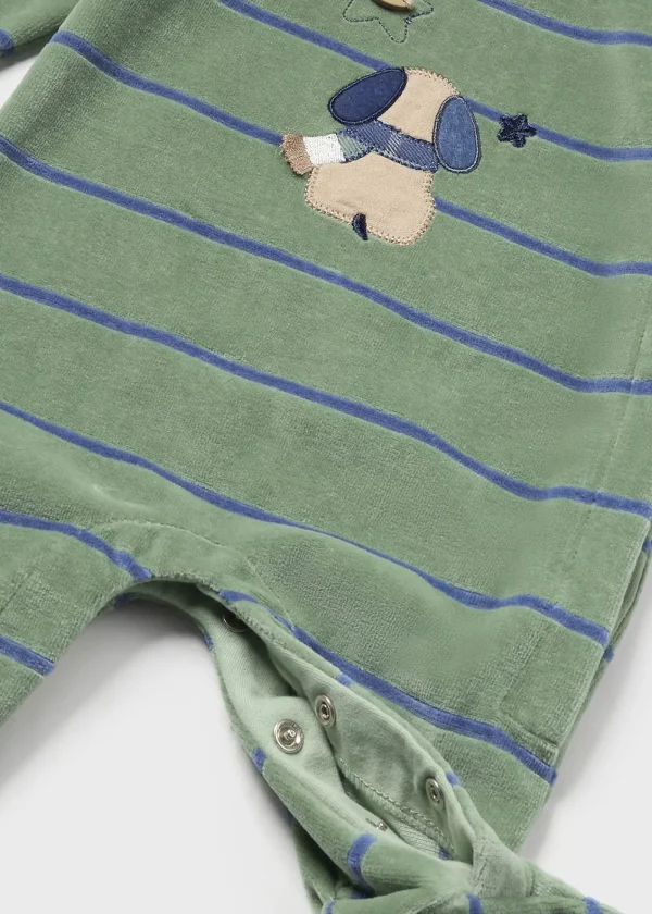 Mayoral Pijama aveludado recém nascido
