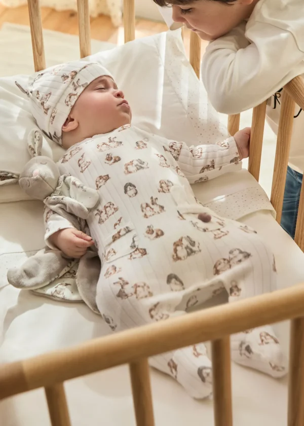 Mayoral Pijama estampado com gorro recém nascido