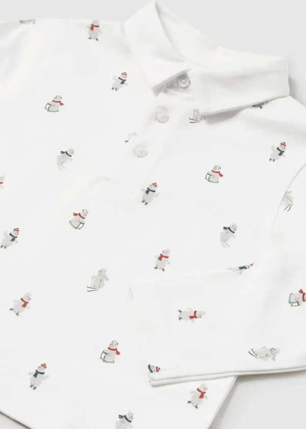 Mayoral Polo estampado bebé