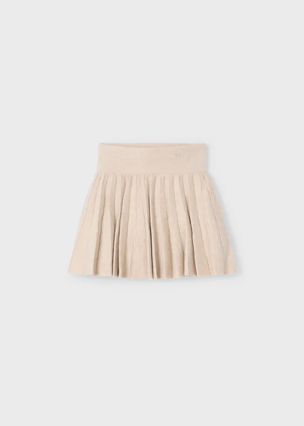 Mayoral Saia plissada tricot menina