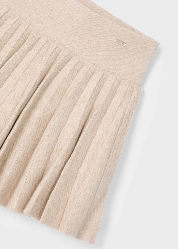 Mayoral Saia plissada tricot menina