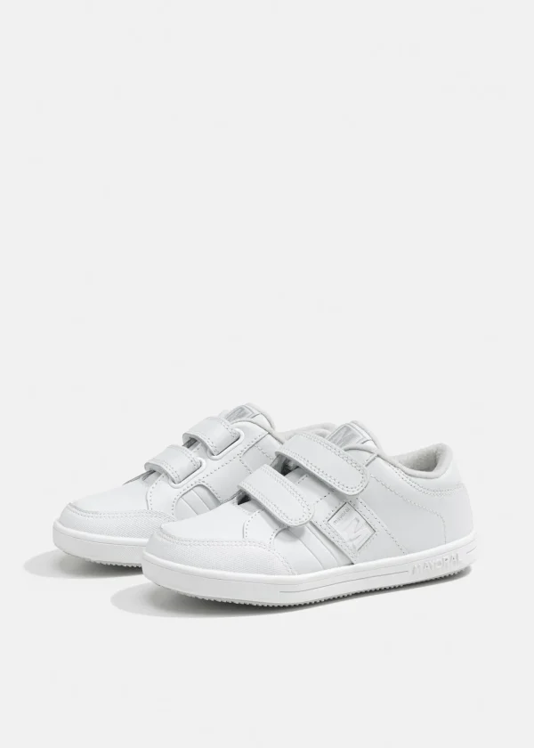 Mayoral Sapatilhas de pele duplo velcro menino