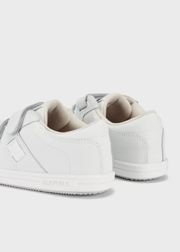 Mayoral Sapatilhas de pele duplo velcro menino
