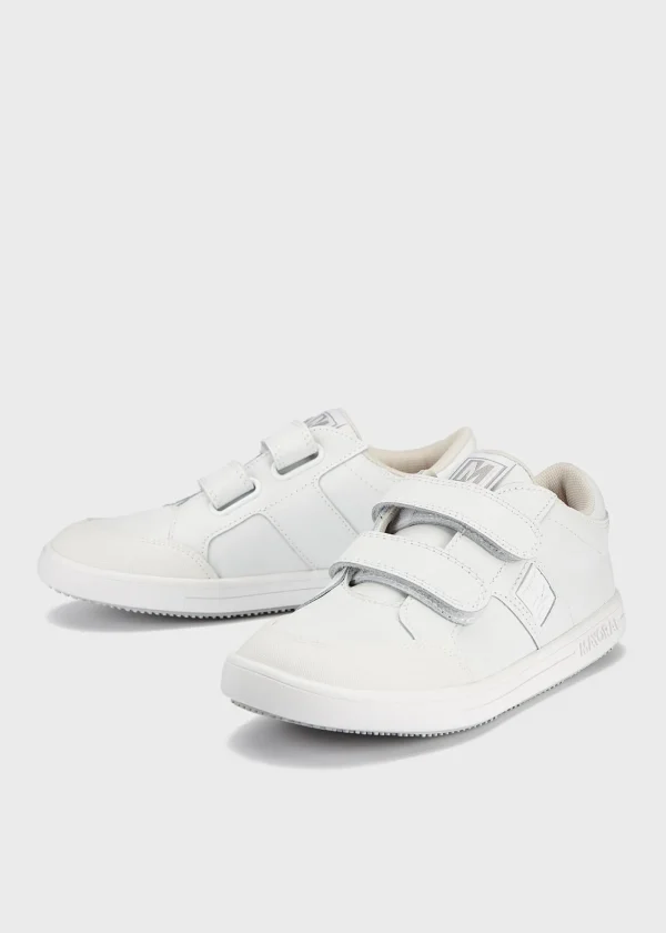 Mayoral Sapatilhas de pele duplo velcro menino