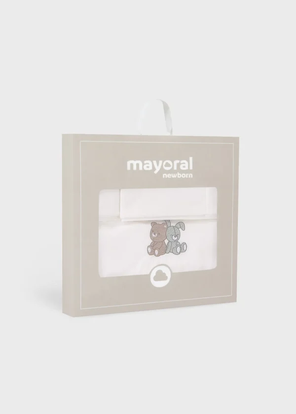 Mayoral Set de lençóis de berço bebé