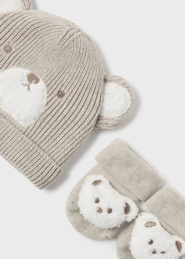 Mayoral Set gorro e meias recém nascido