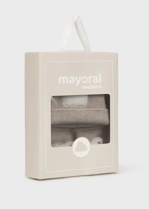 Mayoral Set gorro e meias recém nascido