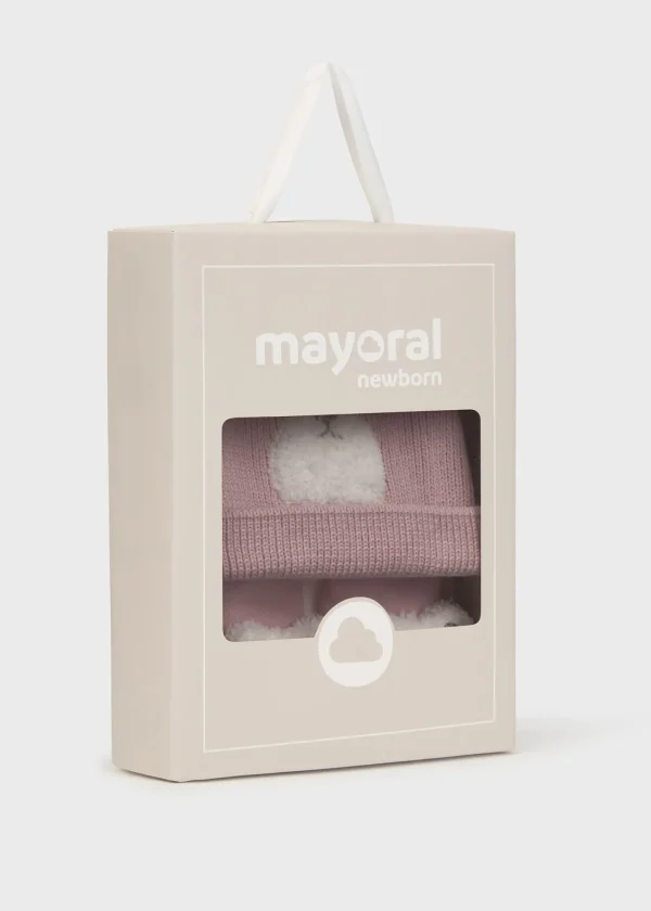 Mayoral Set gorro e meias recém nascido