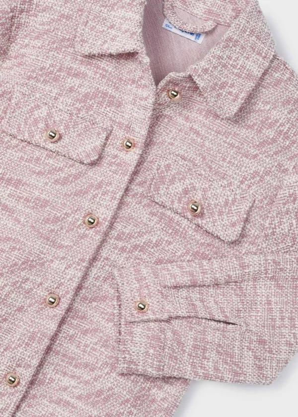 Mayoral Sobre camisa tweed menina