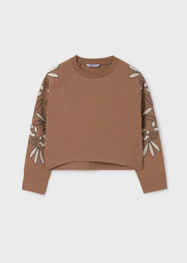 Mayoral Sweat detalhe mangas rapariga