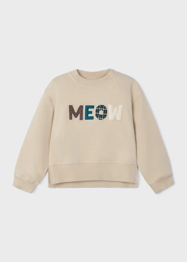 Mayoral Sweat mangas abalonadas menina