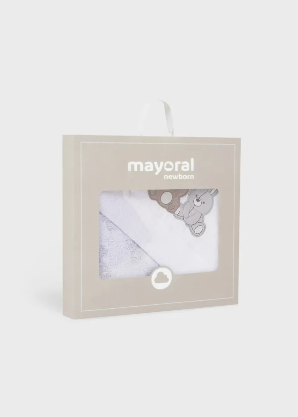 Mayoral Toalha com capuz bebé