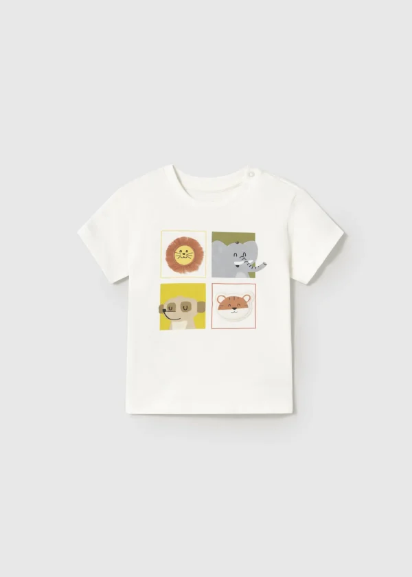 Mayoral T-shirt animais bebé
