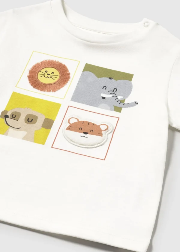 Mayoral T-shirt animais bebé