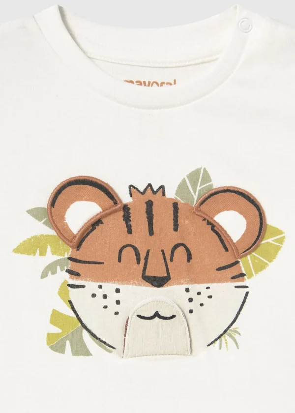 Mayoral T-shirt interativa tigre bebé