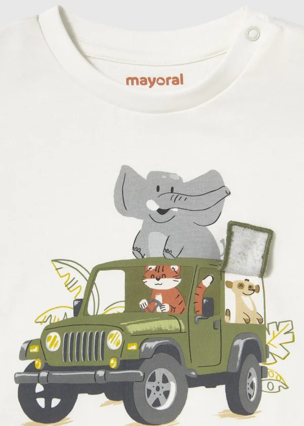 Mayoral T-shirt safari bebé