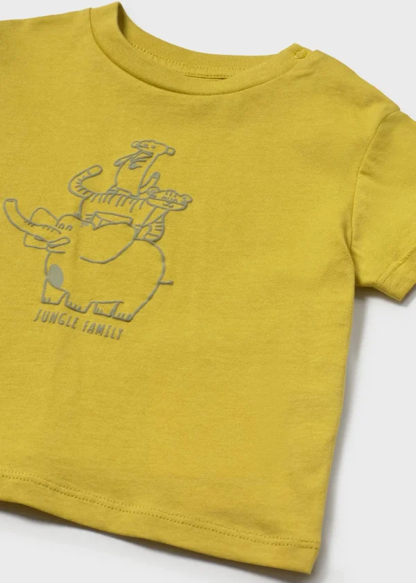 Mayoral T-shirt silhueta animais bebé