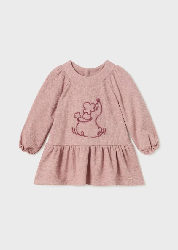 Mayoral Vestido animal bordado bebé