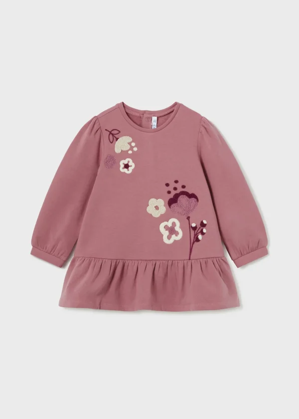 Mayoral Vestido bordado floral bebé