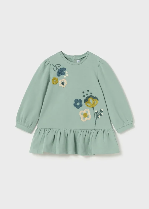 Mayoral Vestido bordado floral bebé