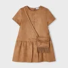 Mayoral Vestido com bolso camurça menina