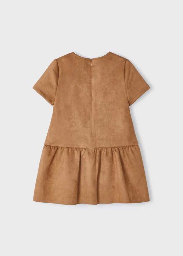Mayoral Vestido com bolso camurça menina