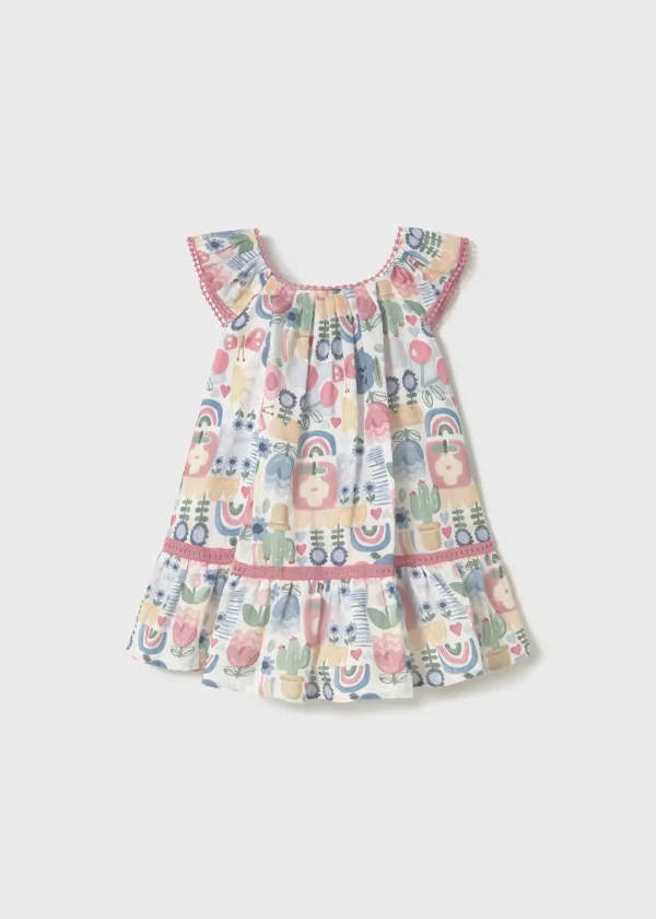 Mayoral Vestido estampado bebé