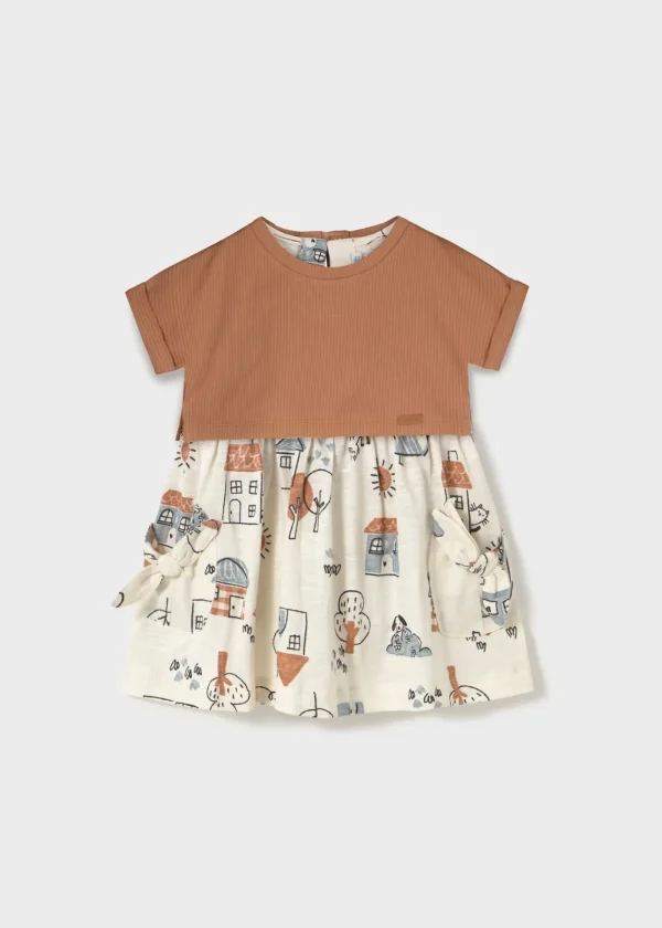 Mayoral Vestido estampado com top bebé