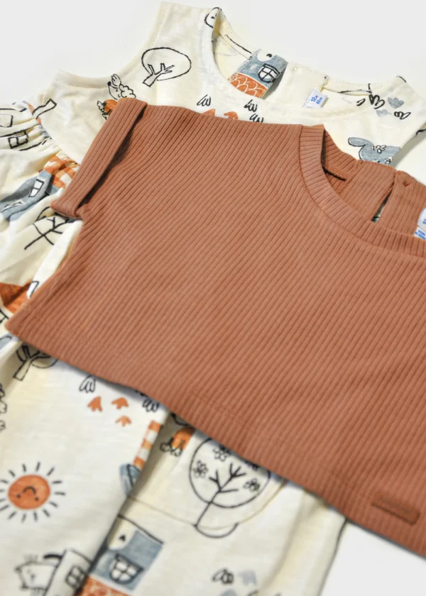 Mayoral Vestido estampado com top bebé